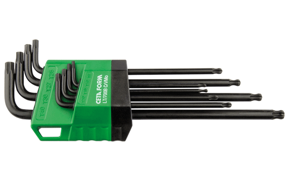Ceta Form 8 Parça Topbaşlı Torx L Anahtar Takımı (Uzun Tip) - LT/700B