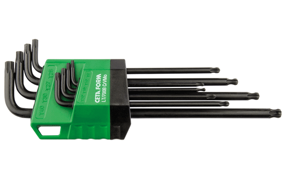 Ceta Form 8 Parça Topbaşlı Torx L Anahtar Takımı (Uzun Tip) - LT/700B