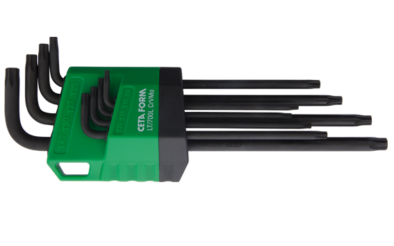 Ceta Form 8 Parça Torx L Anahtar Takımı (Uzun Tip) - LT/700L