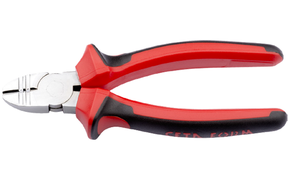 Ceta Form Kablo Sıyıcılı Yan Keski (Parlak Krom/DuoTech Sap) - E26-11-0160