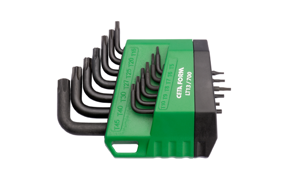 Ceta Form 13 Parça Torx L Anahtar Takımı (Kısa Tip) - LT13/700
