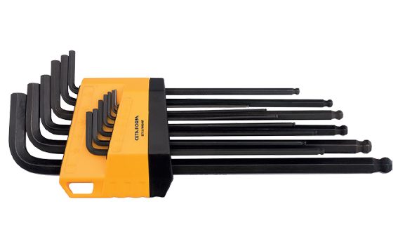 Ceta Form 13 Parça Topbaşlı L Allen Anahtar Takımı (Uzun Tip) (SAE) - LT13/900AF