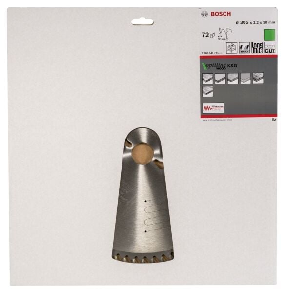 Bosch Daıre Testere Bıcagı Op Wo S 305X30-72 2608641771