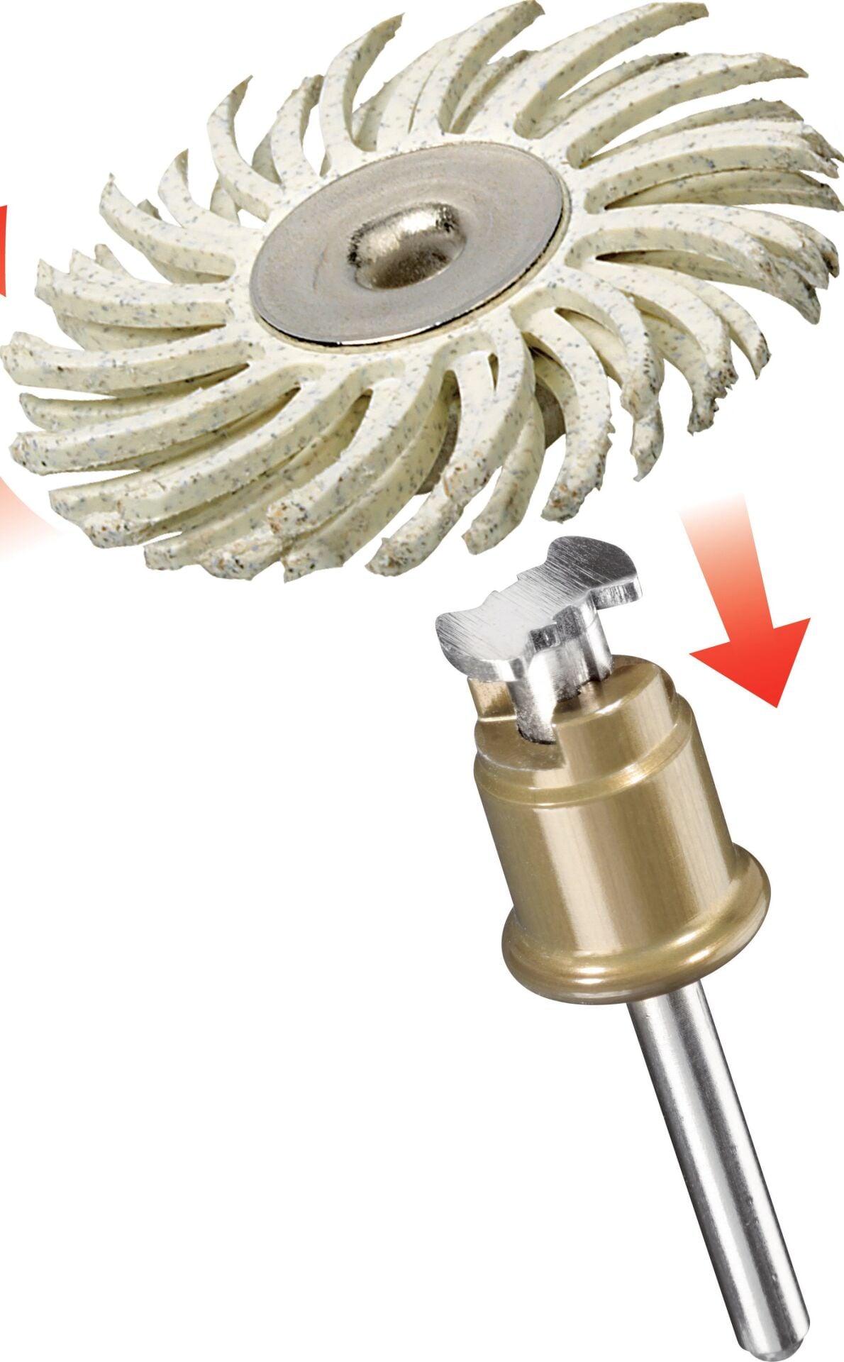 DREMEL® EZ SpeedClic: Detay Aşındırıcı Fırça 120 Kumlu (472S) - 2615S472JA