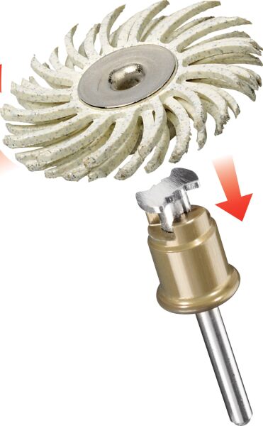 DREMEL® EZ SpeedClic: Detay Aşındırıcı Fırça 120 Kumlu (472S) - 2615S472JA