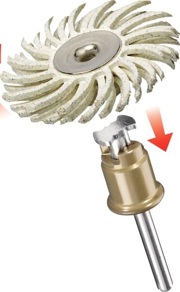 DREMEL® EZ SpeedClic: Detay Aşındırıcı Fırça 120 Kumlu (472S) - 2615S472JA