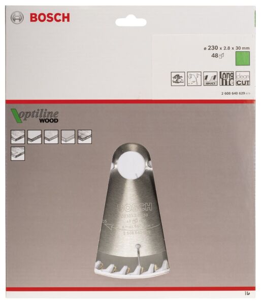Bosch Daire Testere Bıçağı Op Wo H 230X30-48 2608640629