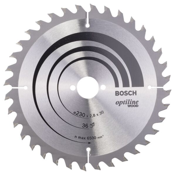 Bosch Daire Testere Bıçağı Op Wo H 230X30-36 2608640628