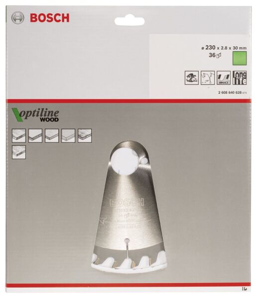 Bosch Daire Testere Bıçağı Op Wo H 230X30-36 2608640628
