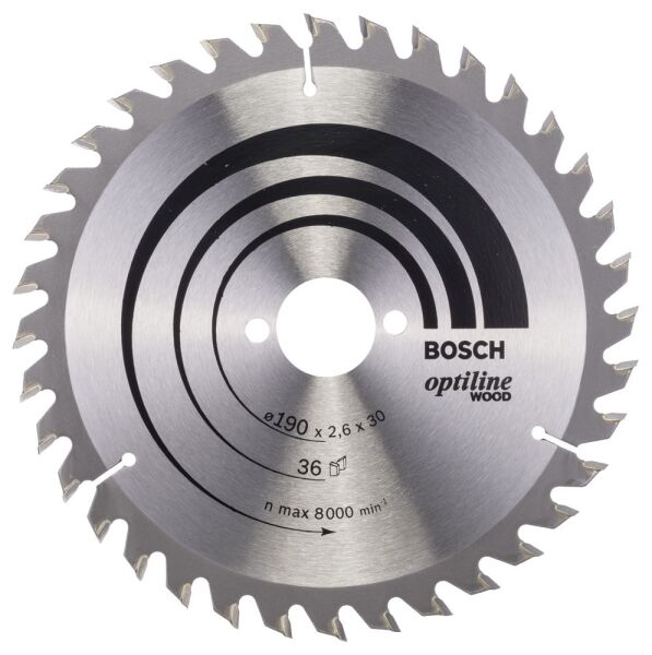 Bosch Daire Testere Bıçağı Op Wo H 190X30-36 2608640616
