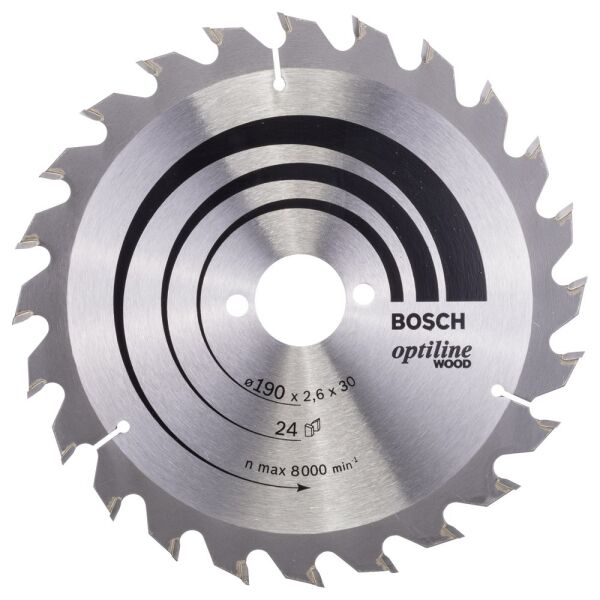 Bosch Daire Testere Bıçağı Op Wo H 190X30-24 2608640615