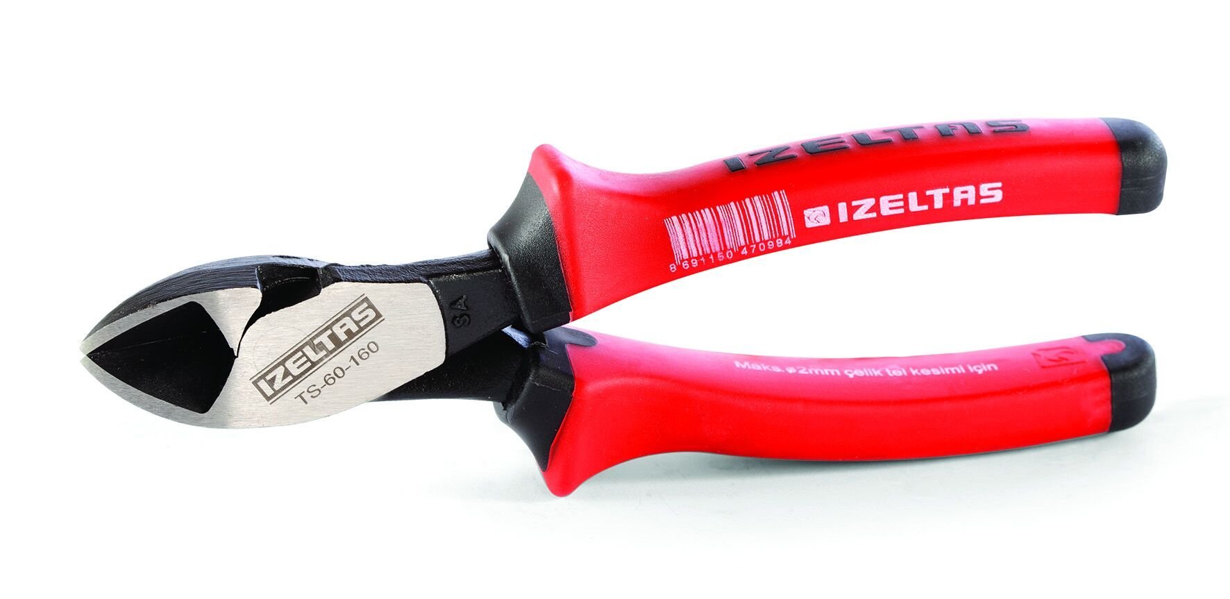 İzeltaş Yan Keski Ağır Tip (Çelik Tel için) 160 mm - 3730162160