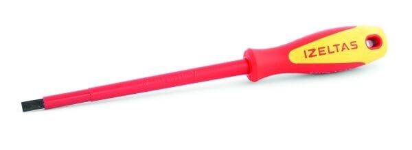 İzeltaş 1000V İzoleli Elektrikçi Düz Uçlu Tornavida 5.5 x 125 mm - 4140175512