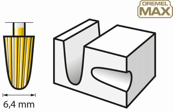 DREMEL® MAX Yüksek Devirli Kesici 6.4 mm (117DM) - 26150117DM