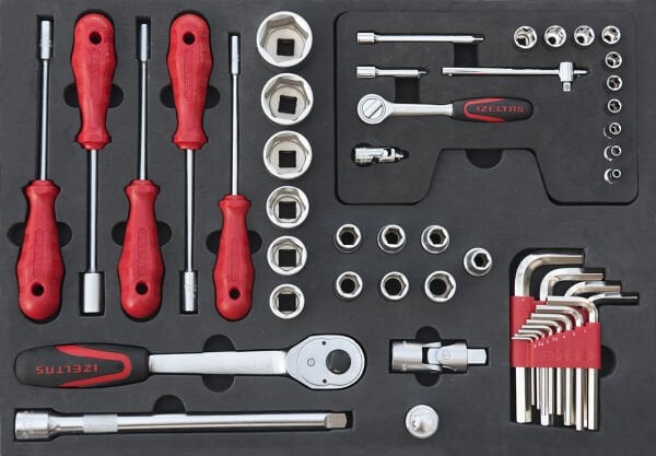 İzeltaş Eko Serisi Takım Dolabı - 2. Çekmece İçi 52 Parça - 8243002052