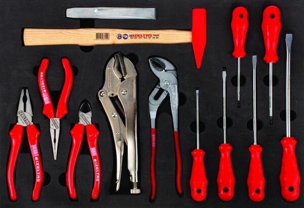 İzeltaş Eko Serisi Takım Dolabı - 3. Çekmece İçi 13 Parça - 8243003013