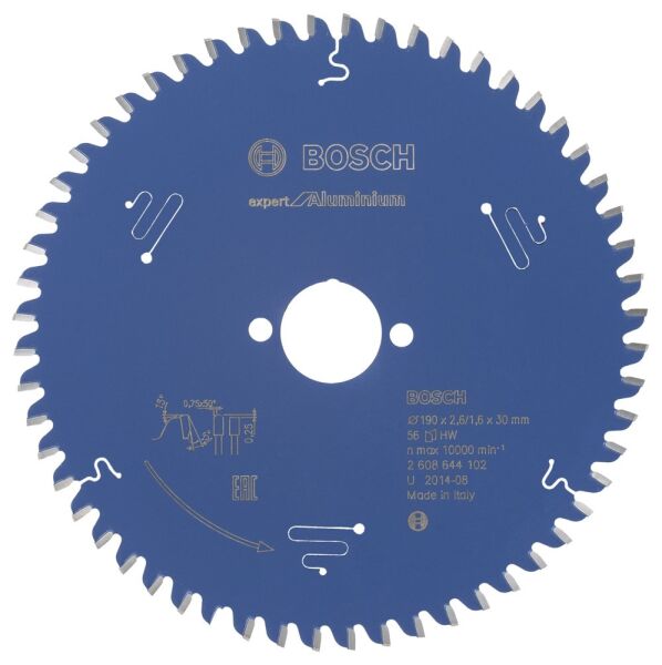 Bosch Exal Daıre Testete Bıcagı 190*30 Mm 56 D E 2608644102