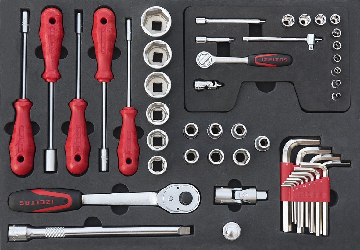 İzeltaş Trend Serisi Takım Dolabı - 2. Çekmece İçi 52 Parça - 8244002052