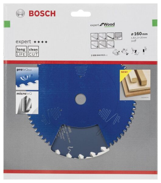 Bosch Exw Daıre Testere Bıcagı 160*20 Mm 24 D E 2608644013