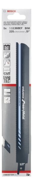 Bosch Panter Testere Bıçağı S 1127 Bef Endurance For Heavy Metal 5Lı 2608657524