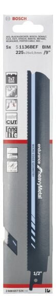 Bosch Panter Testere Bıçağı S 1127 Bef Endurance For Heavy Metal 5Lı 2608657524
