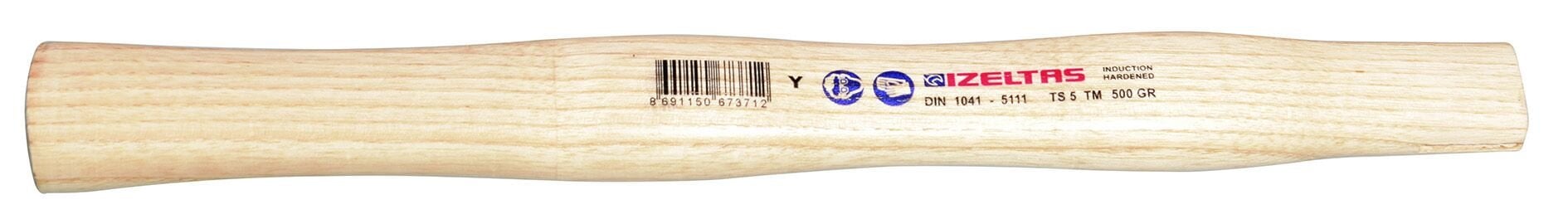 İzeltaş 500 gr Tesviyeci Çekiç Yedek Sapı (Kamalı) - 5800250005