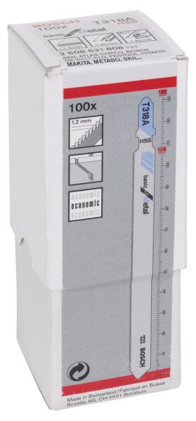 Bosch T 318 A Basıc For Metal 100'Lu 2608631808