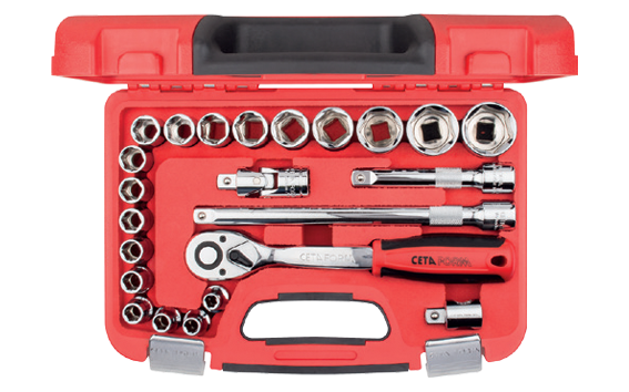 Ceta Form 23 Parça 1/2'' 6 Köşe Lokma Takımı - C20-23PH4