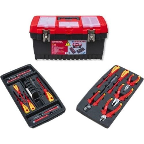 İzeltaş 19'' Plastik Takım Çantası Elektrikçi Set (23 Parça) - 8440001023