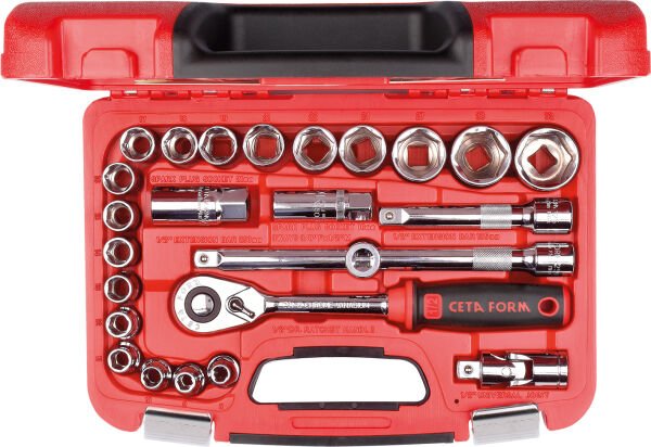 Ceta Form 25 Parça 1/2'' 6 Köşe Lokma Takımı - C20-25PH2