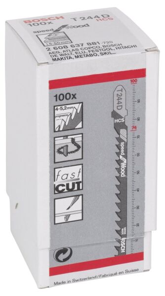 Bosch T 244 D Speed For Wood 100Lu 2608637881