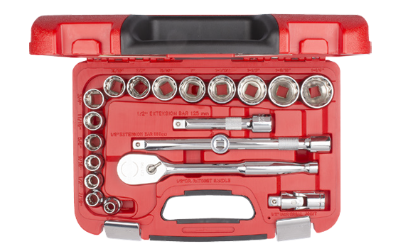 Ceta Form 20 Parça 1/2'' 12 Köşe (Yıldız) Lokma Takımı (SAE) - C20A-20PBT