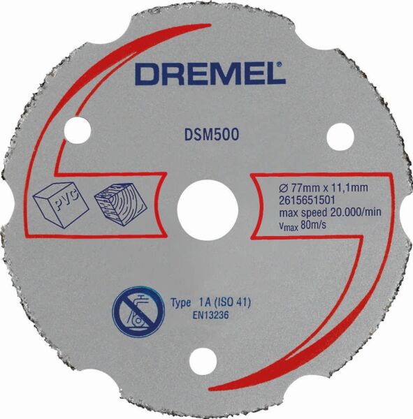 DREMEL® DSM20 Çok Amaçlı Karpit Kesme Diski (DSM500) - 2615S500JB