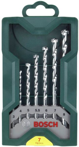 Bosch X-Lıne 7 Parca Tas/Duvar Matkap Ucu Setı 2607019581