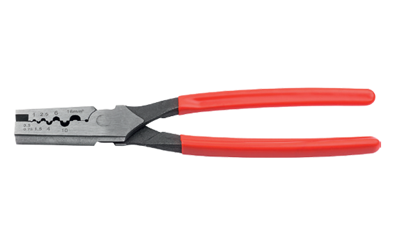 Ceta Form Kablo Yüksüğü Sıkma Pensesi (Dövme) 215 mm (Ø 0.5 - 16 mm²) - E69F-ES2