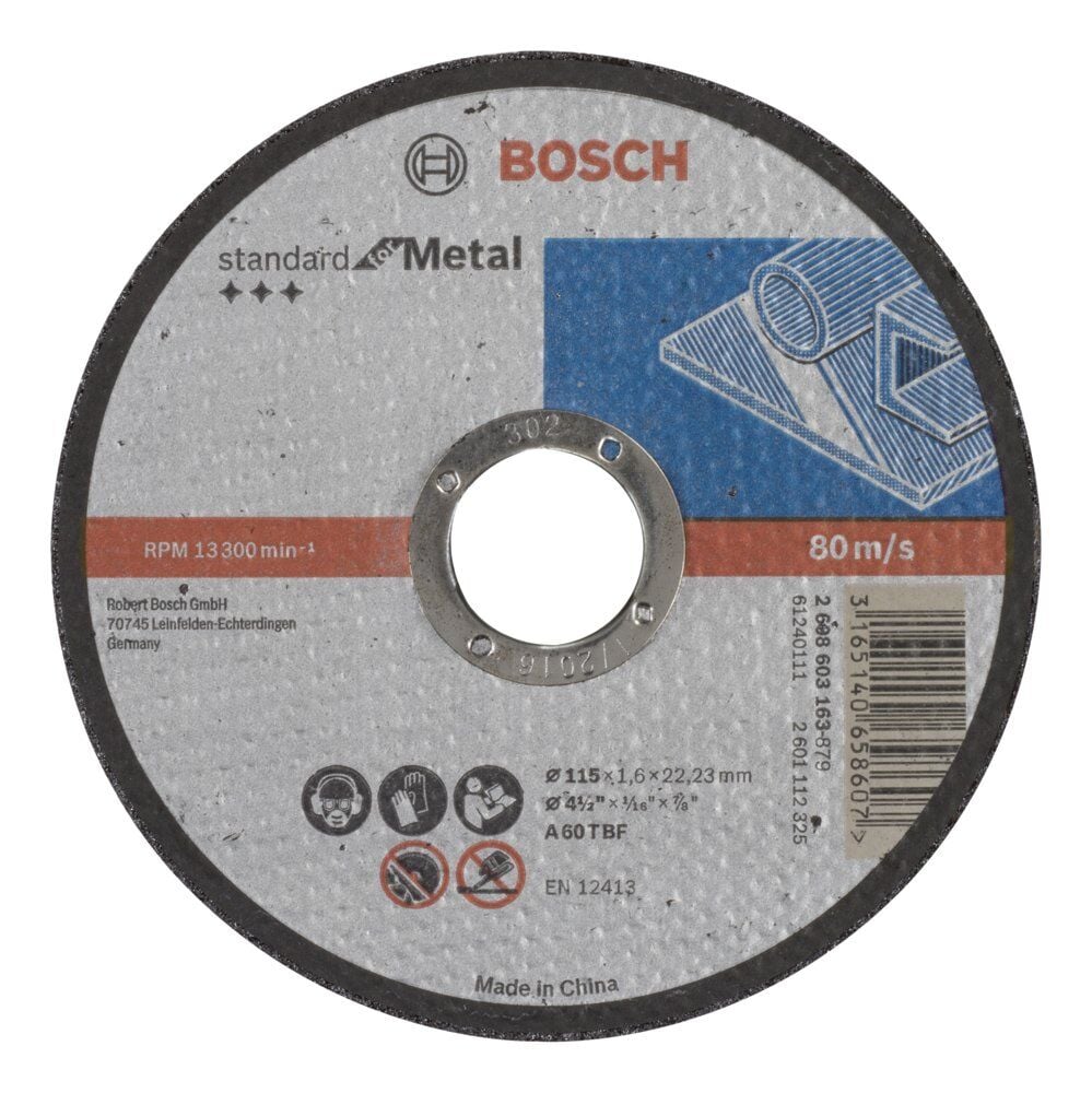 Bosch Sdmetal Kesme Tası 115*1,6 Mm Duz 2608603163