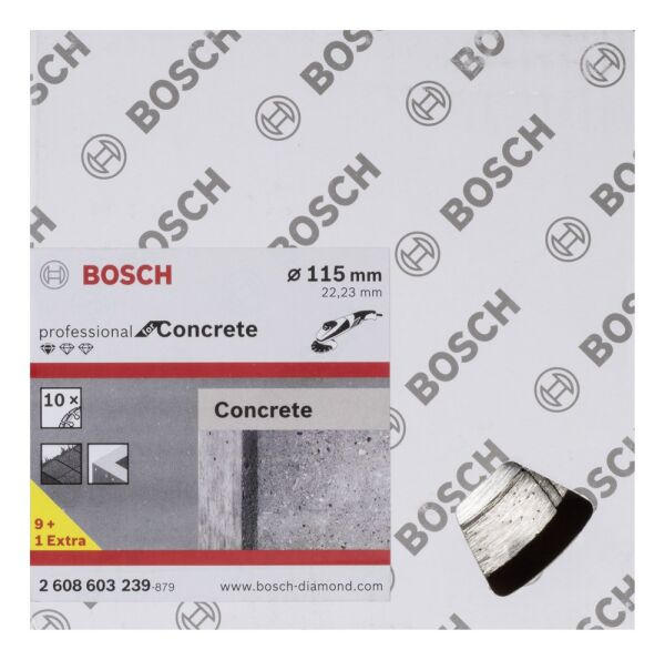 Bosch 9+1 Standard For Concrete 115 Mm 2608603239