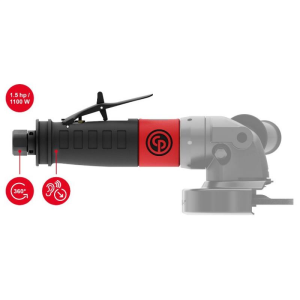 Chicago Pneumatic CP3550-120AA5 5'' (125 mm) Havalı Açılı Taşlama Makinesi - 6151607780