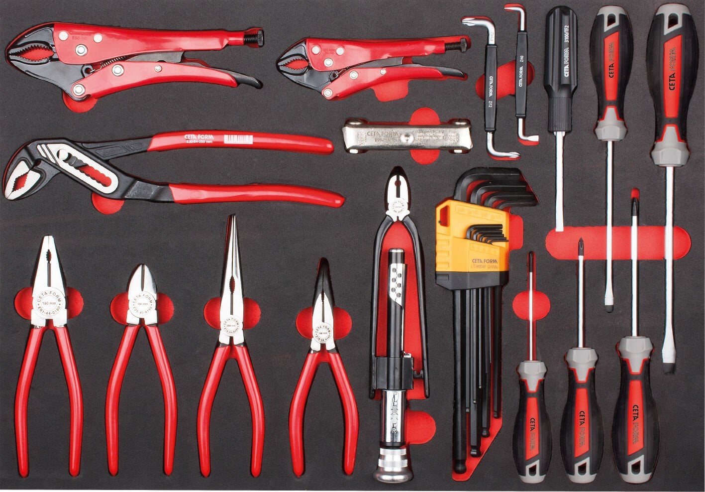 Ceta Form 34 Parça Alet Seti (EVA'lı) - EF-E34