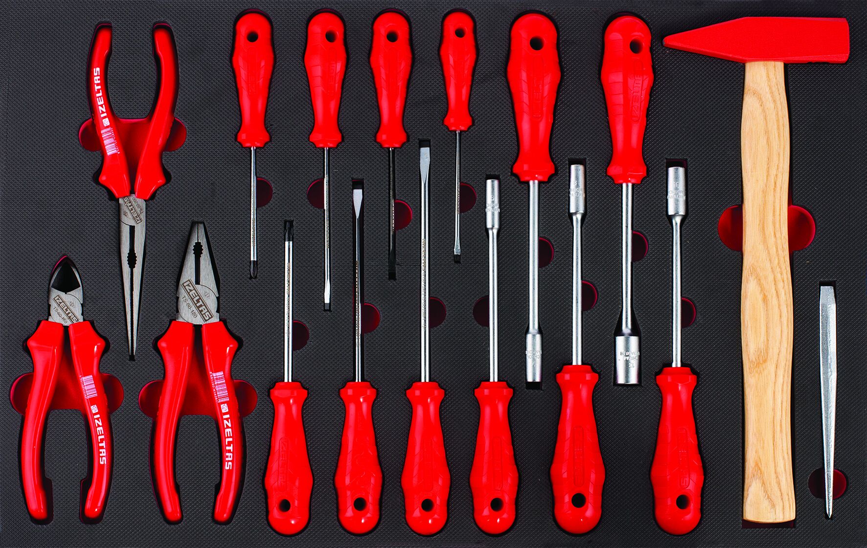 İzeltaş Partner Serisi Takım Dolabı - 3. Çekmece İçi 17 Parça - 8235003017