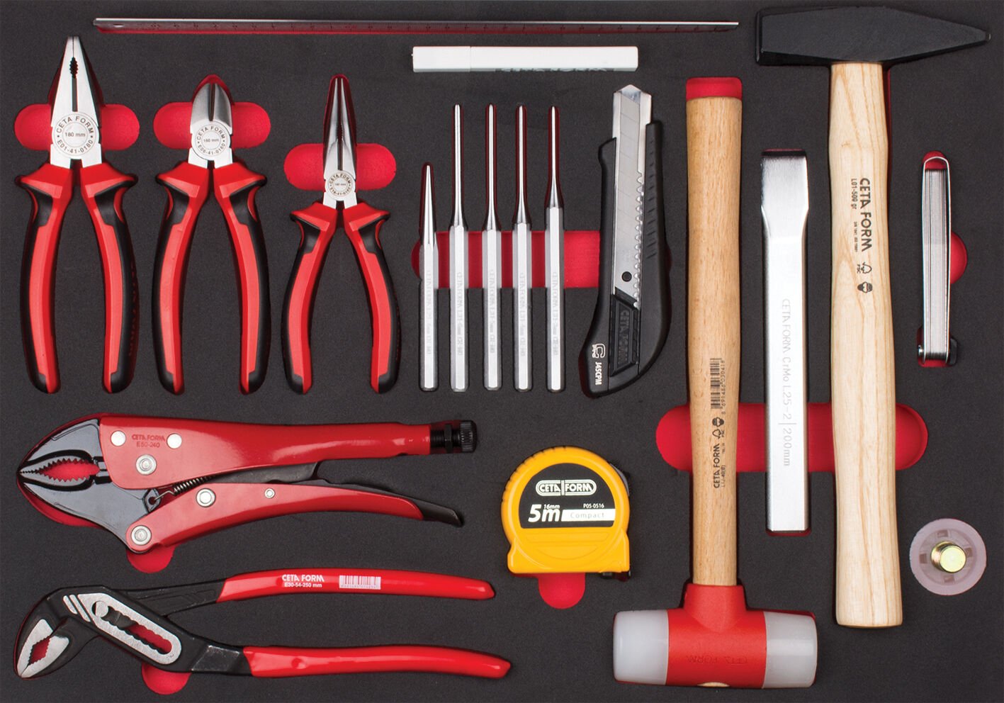 Ceta Form 28 Parça Alet Seti (EVA'lı) - EL-E28