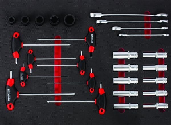 İzeltaş Pro Serisi Takım Dolabı - 4. Çekmece İçi 27 Parça - 8241004027