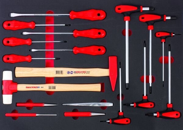 İzeltaş Pro Serisi Takım Dolabı - 6. Çekmece 18 Parça - 8241006018