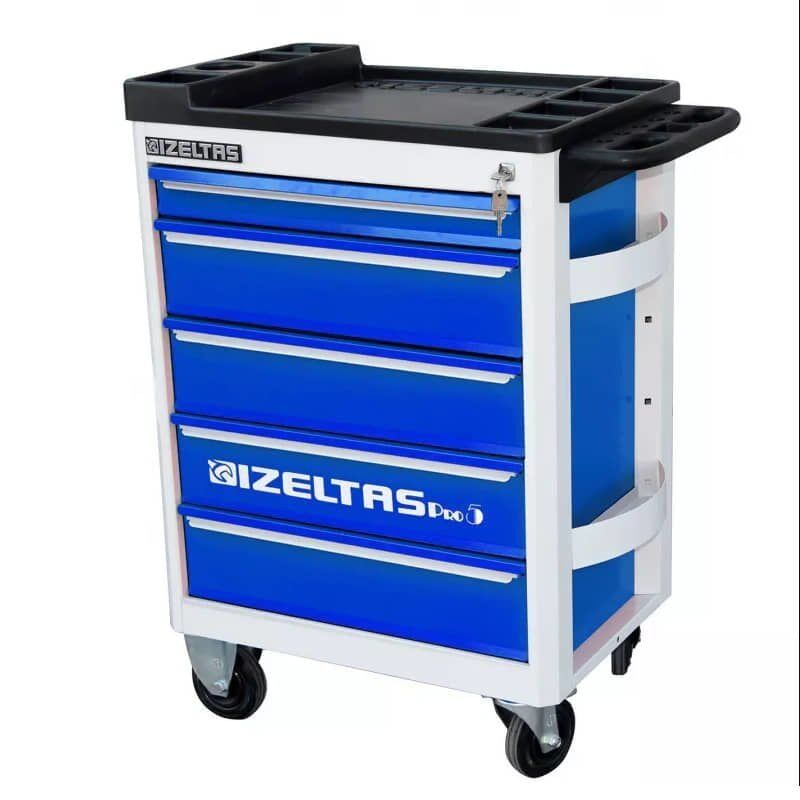 İzeltaş Pro Serisi Takım Dolabı 5 Çekmeceli (Gri - Boş) - 8241322005
