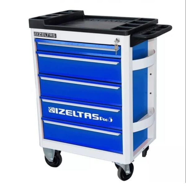 İzeltaş Pro Serisi Takım Dolabı 8 Çekmeceli (Gri - Boş) - 8241322008