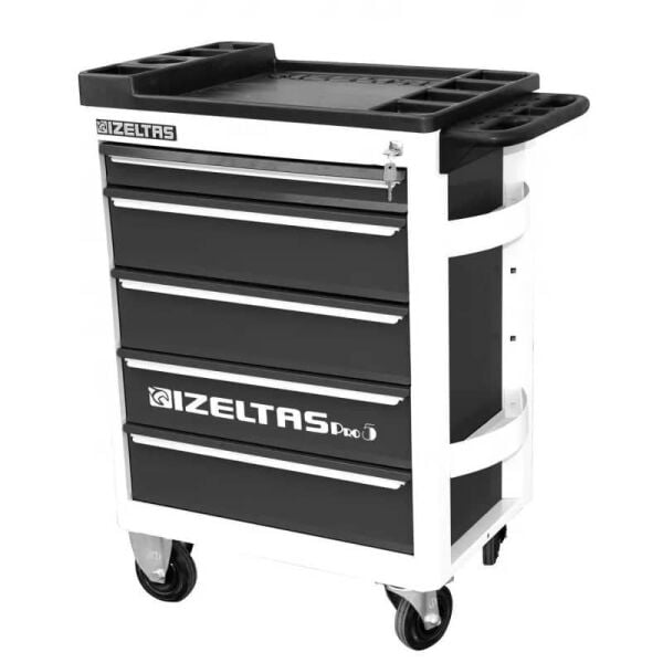 İzeltaş Pro Serisi Takım Dolabı 5 Çekmeceli (Gri - Boş) - 8241323005