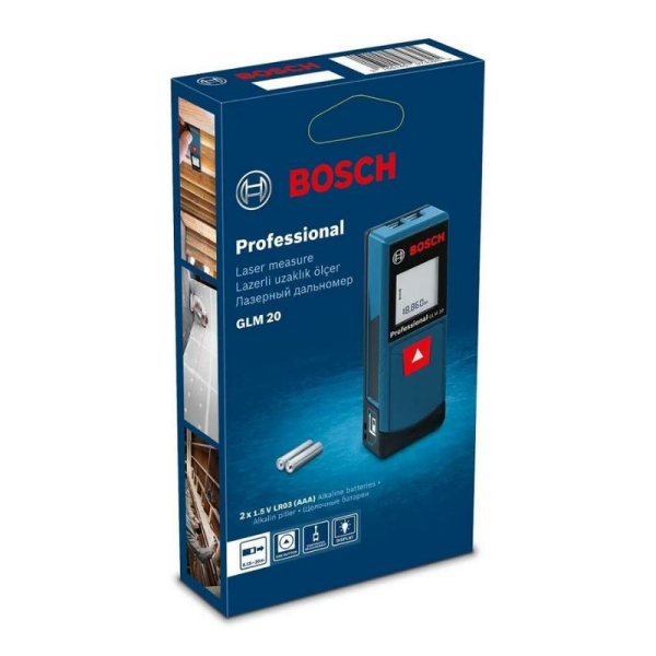 Bosch Professional GLM 20 Lazer Metre - 0601072E00