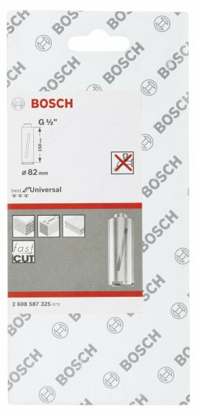 Bosch - Best Serisi G 1/2'' Girişli Kuru Karot Ucu 82*150 mm