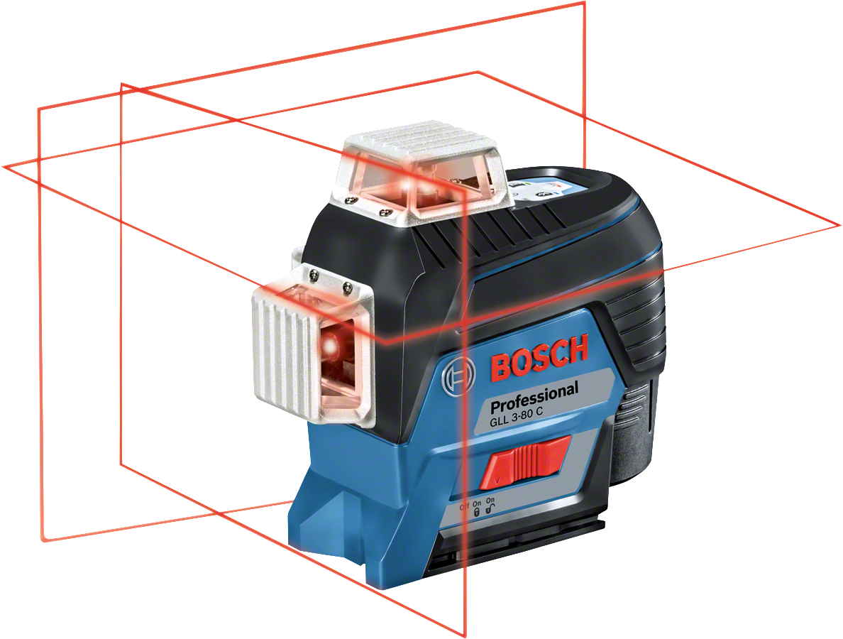 Bosch Professional GLL 3-80 C Çizgi Lazeri + BM1 + L-Boxx - 0601063R02