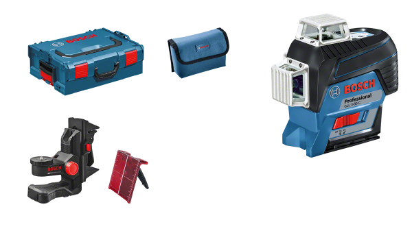 Bosch Professional GLL 3-80 C Çizgi Lazeri + BM1 + L-Boxx - 0601063R02